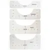 Regla Acrílica para Costura y Patchwork Regla de Diseño de Ropa 90 grados Tela Cortada Irregularmente Regla Doble Plantilla de Patchwork Transfronterizo