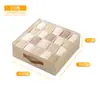 Caja de Almacenamiento Plegable con Compartimentos Almacenamiento en Armario Caja de Almacenamiento para Ropa Interior Gran Capacidad Portátil Caja de Almacenamiento a Prueba de Polvo para Artículos Varios
