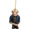 Película de Terror Nueva Transfronteriza Colgante de Gnomo de Jardín Decoración para Espejo Retrovisor Colgante Plano de Acrílico Decoración