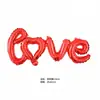 Boda Boda Habitación Atmósfera Decoración Suministros Día de San Valentín Chino Letras Unidas Amor Globos de Película de Aluminio