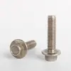 Perno hexagonal exterior con brida de alta resistencia grado 8.8 cabeza hexagonal con arandela integrada clavo mecánico ISO4162 ventas directas de fábrica