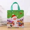 Bolsas no tejidas más vendidas a nivel transfronterizo, bolsas de regalo con estampado temático navideño, bolsas laminadas festivas y bolsas de dulces 3D de Halloween