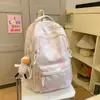 Mochila Tie-Dye Original da Moda Personalizada para Homens e Mulheres, Bolsa Versátil para Estudantes Universitários, Mochila para Alunos do Ensino Fundamental, Grande Capacidade