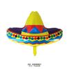 Forma de caricatura piñata de aguacate decoración de ambiente para fiesta de cumpleaños de carnaval mexicano globo de película de aluminio