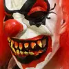 Nueva Máscara de Fantasma Payaso 2 Cosplay Máscara de Halloween Tocado Látex Payaso Joker Máscara Divertida