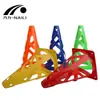 Novo 23cm oco logotipo barril rolo patinando pilha de flores plana 23cm logotipo cone futebol obstáculo à prova de vento