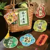 Etiquetas de Bendición para el Festival del Bote del Dragón, Colgantes de Puerta con Ramilletes de Ajenjo, Materiales para Manualidades, Caja de Regalo de Frutas Zongzi, Materiales de Empaque para Tarjetas Pequeñas