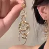 Brincos de Zircônia Estilo Europeu e Americano Transfronteiriço Agulha de Prata, Brincos de Luxo Leve Estilo Corte de Alta Qualidade, Acessórios de Orelha Elegantes e Modernos com um Design Único