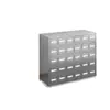 Gabinete Tradicional Chino de Acero Inoxidable para Medicina, Gabinete Multicompartimento para Clínicas y Farmacias de Medicina Tradicional China, Mesa Dispensadora de Hierbas Medicinales, Gabinete de Almacenamiento de Medicamentos, Gabinete Dispensador de Medicamentos