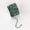 Cadena de Garra de Pedrería Colorida Super Brillante para Electroforesis Cadena de Pedrería Material Hecho a Mano DIY Cadena Densa Accesorios para el Cabello Accesorios para Ropa