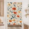 Cortina de Puerta Divisoria de Animales Lindos de Dibujos Animados Cortina para Dormitorio Hogar Vestidor Cocina Baño Cortina Media sin Perforaciones