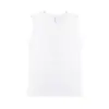 Camiseta Regata Lisa Ame Kaji Americana Sem Mangas Masculina Esportiva Fitness Pura Algodão Branca Manga Curta Moletom