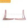 Adequado para 25 Faixas Decorativas de Faca de Ar Dianteira Bmw X3, Molduras Decorativas de Lanterna de Nevoeiro Traseira, Acessórios de Modificação Externa Guerreiro Preto
