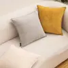 Funda de Cojín de Terciopelo de Invierno de Alta Gama de Color Sólido para Sofá, Funda de Cojín Lumbar, Funda de Cojín para Respaldo para Sala de Estar, Cojín Grande para Respaldo Desmontable y Lavable