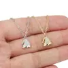Série de Natal Luochen Colar Pingente Chapéu de Natal Cravejado de Diamante Moda para o Dia a Dia Nicho Corrente para Clavícula Super Brilhante Joias