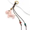 Colgante original de caballo lindo para el Año del Caballo, muñeca de cuero estilo miu en colores macarrón, dijes para bolso al por mayor