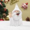 Enfeites de jardim de Natal, anão, túnica branca, cervejaria defumada, dedo médio, decoração de casa, enfeites artesanais