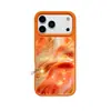 Estilo Oceánico de Verano Arena Movediza Rosa Mariposa Funda para iPhone 18 Pro Max Silicona Líquida Tacto Amigable con la Piel A Prueba de Golpes
