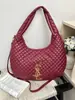 Bolsa acolchada de gran capacidad transfronteriza para mujer, nuevo estilo 2026, bolso de hombro casual versátil, bolso cruzado, bolso de axila, bolsa tipo albóndiga para el trabajo