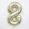 Globo digital de aluminio dorado platino grande de 40 pulgadas versión estadounidense transfronteriza fiesta cumpleaños confesión mayoreo