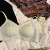 Roupa íntima feminina com Renda Floral, Sem Aro, Levanta e Junta Seios Pequenos para Fazê-los Parecer Maiores, com Lindo Sutiã de Suporte nas Costas