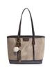 Bolso de mano para mujer, estilo retro, informal, de gran capacidad, con textura, para otoño e invierno, 2024