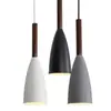 Lustre Moderno Simples Nórdico para Restaurante Personalidade Criativa Cor Macaron Três Cabeças Lustre para Café Bar Lâmpada de Mesa de Jantar