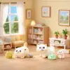 Moda Famoso de Internet Caja Sorpresa Pequeña Siamés Mascota Linda Decoración de Escritorio Regalo para Niñas Venta al por Mayor