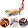 Bolígrafo Decorativo de Silicona de 4 Cabezales para Crema de Pastel, Bolígrafo para Escribir, Herramientas Decorativas para Hornear, Herramienta para Bandeja de Comida Occidental, Bolígrafo para Mermelada