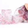 Estilo coreano Mori cinta de hilo de nieve floral pequeña lazo DIY accesorios para el cabello flor de regalo para empaquetar cinta exquisita elegante