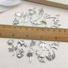 Fábrica Tíbet plata libélula cangrejo tortuga ciervo paloma búho vaca accesorios pulsera accesorios colgante accesorios diy