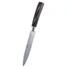 Faca de chef estilo ocidental transfronteiriça, cutelo, faca Santoku, faca de chef em aço Damasco, conjunto de facas de cozinha para uso doméstico