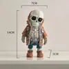 Figura de calavera de Halloween transfronteriza, adornos de resina, festival de fantasmas alienígenas, dibujos animados, fiesta, decoración de escritorio y jardín.
