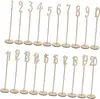 Explosões Suprimentos de Casamento de Madeira Número 1-10 Lugares Marca de Mesa de Madeira Ornamentos de Mesa de Casamento Fornecimento Direto da Fábrica