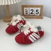 Zapatos para niñas 2026 otoño nuevo encaje niños zapatillas blancas bebé malla transpirables zapatillas deportivas