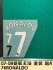 07-08 Manchester United Uniforme Casa Infantil A 7#RONALDO Estampagem de Número e Letra no Uniforme Mapa de Transferência de Calor