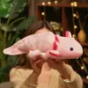 Muñeco de Dinosaurio Hexagonal Ins Juguete de Peluche Salamandra Rosa Pez Bebé Oriental Muñeco de Salamandra Transfronterizo de Amazon