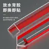 Tira Anti-Colisión para Esquina de Pared Transparente de PVC Tira Protectora de Esquina Tira Envolvente Adhesiva en Forma de L para Bordes de Ángulo Recto Tira para Bordes de Azulejo