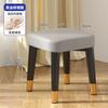 Puerta apilable con pies reemplazables, Taburete cuadrado, Banco, Taburete pequeño, Sofá moderno simple para el hogar, Taburete bajo, Sala de estar accesible de lujo para ponerse los zapatos