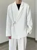 Diseño de Solapa Traje Chaqueta Hombres Holgado Duffy Atractivo Moderno Hombres Ins Popular en Internet Nicho Casual Traje Superior Atractivo