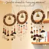 Corona estilo ins conchas de fruta sonajero conchas campanilla de viento adorno colgante decoración estilo étnico retro adorno colgante aéreo adorno colgante creativo