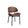 Silla de Comedor Estilo Italiano Vintage para Uso en Casa, Silla Eames de Lujo Ligero con Respaldo, Madera Maciza, Adecuada para el Hogar o la Oficina, Retro, No Requiere Ensamblaje