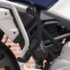 Adecuado para Spring Breeze MT700, parachoques de motocicleta, barra anticaída central e inferior, barra modificada envolvente completa, acero al carbono blanco plateado