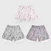 Bañador de Moda Transfronterizo, Shorts Holgados de Malla de Tres Cuartos, Shorts de Playa para Jóvenes, Shorts de Secado Rápido para Hombre para Nadar