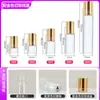 Botellas Roll-On 1ml 2ml 3ml 10ml Botellas Dispensadoras de Perfume, Botellas de Vidrio Marrón Oscuro a Prueba de Luz para Muestras de Aceites Esenciales