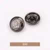 Botões de Casaco Pequeno Estilo Chanel Costurados à Mão Estrela do Mar Curva Botões de Metal para Roupa Casaco Trench Suéter Tricô
