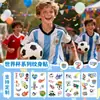 Pegatinas de Tatuaje para el Mundial 2026 Nuevos Eventos de Fútbol Juegos Animación Fans Fiesta Pegatinas para Fiesta de la Eurocopa