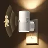Luz de Noche con Sensor de Movimiento Amazon Lámpara de Pared Enchufable Luz Ambiental LED Iluminación de Dormitorio Regulable