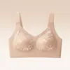 Sujetador push-up estilo chino para mujer, estilo fino de verano, para busto pequeño, moldeador, copa fija, cobertura total, sujetador base líquido