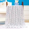 Toalla de Baño para Bebé Recién Nacido Gasa de 6 Capas Algodón Gasa Súper Suave Absorbente Algodón Baño Cobertor Manta para Bebé